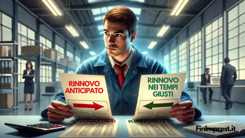 cessione del quinto rinnovo anticipato o rinnovo nei tempi giusti