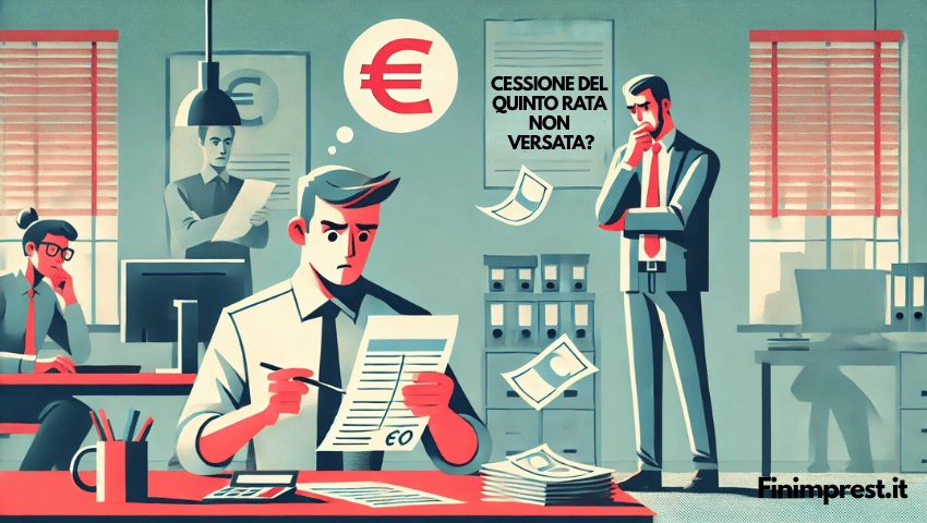 CESSIONE DEL QUINTO RATA NON VERSATA