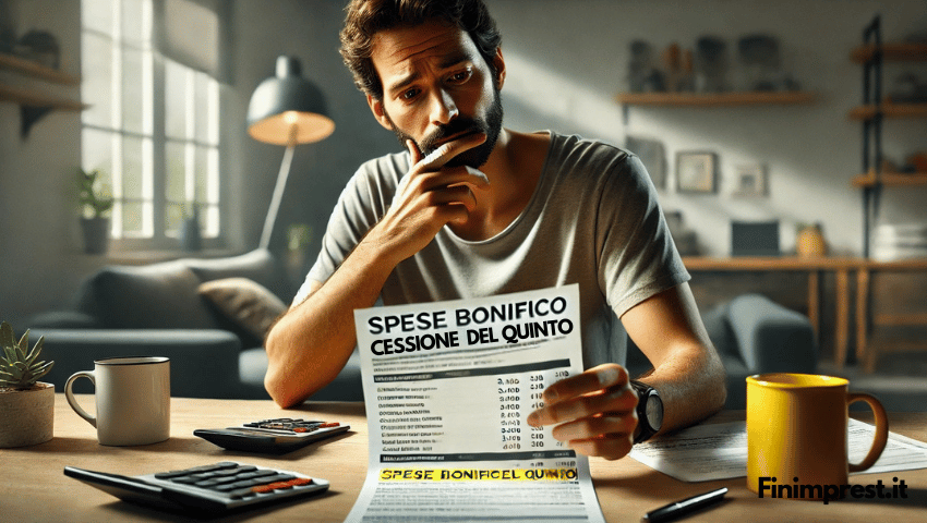Spese bonifico cessione del quinto